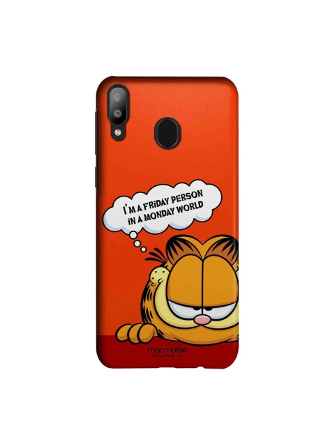 

macmerise Orange & Red Friday Garfield Samsung Galaxy M20 Back Cover