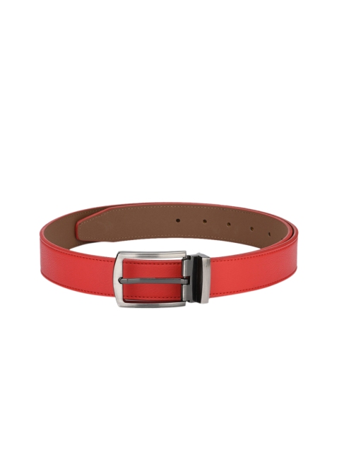 

Calvadoss Men Red Solid Belt