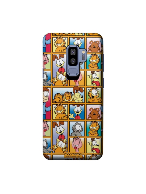 

macmerise Orange & Yellow Cartoon Characters Garfield Collage Samsung Galaxy S9 Plus Back Case
