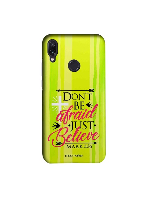 

macmerise Fluorescent Green & Pink Just Believe Xiaomi Redmi Note 7 Macmerise Illustrations Back Case