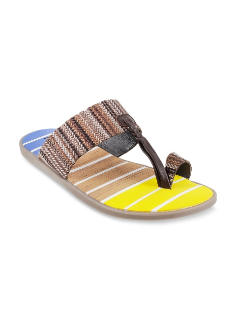 

Metro Men Brown & Blue Comfort Sandals