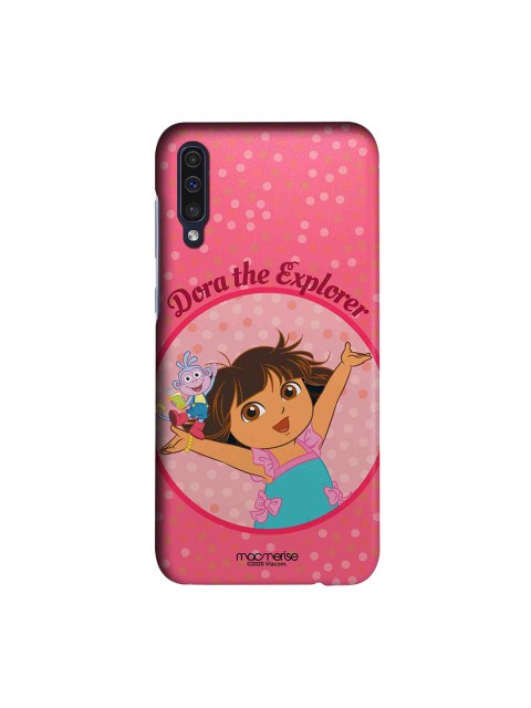 

macmerise Pink & Blue Joyful Dora Samsung Galaxy A50s Back Cover