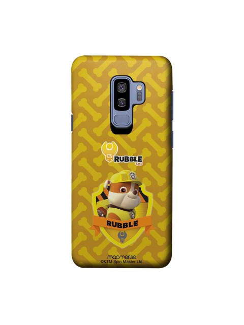 

macmerise Yellow & Orange Rubble Paw Patrol Samsung Galaxy S9 Plus Case