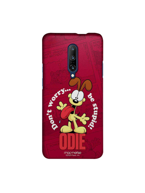 

macmerise Red & Yellow Odie Dont Worry OnePlus 7 Pro Back Case
