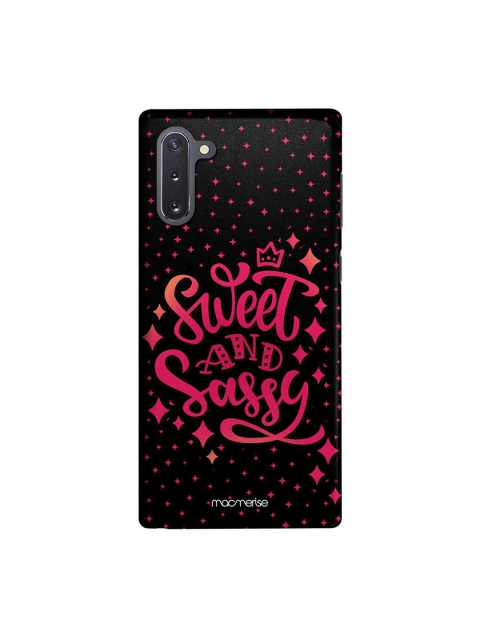 

macmerise Black & Pink Sweet & Sassy Samsung Galaxy Note 10 Back Case