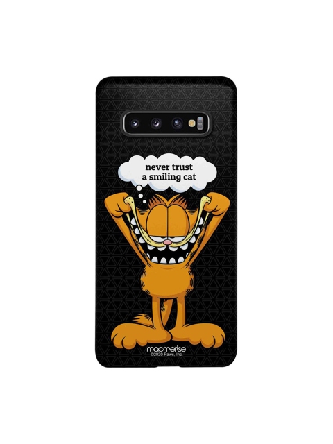 

macmerise Black & Orange Smiling Garfield Samsung Galaxy S10 Garfield Back Case