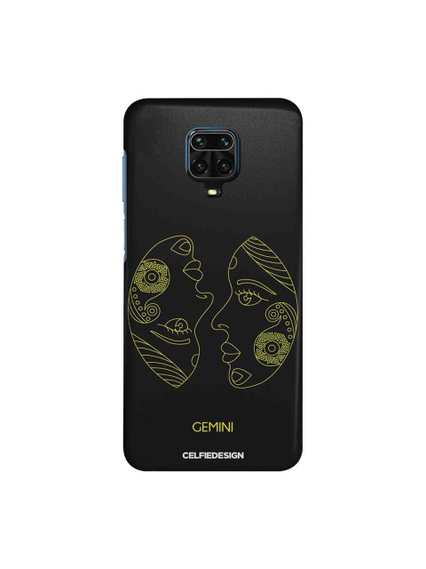 macmerise Black & Green Zodiac Gemini Xiaomi Redmi Note 9 Pro Max Back Cover