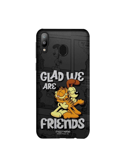 

macmerise Black & Orange Garfield Friendly Cat Dog Samsung Galaxy M20 Case