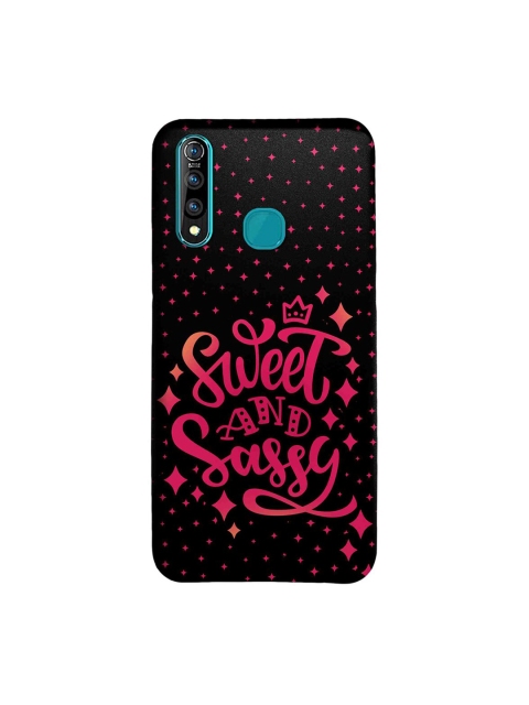 

macmerise Black & Red Macmerise Illustrations Sweet And Sassy Vivo Z1 Pro Back Case