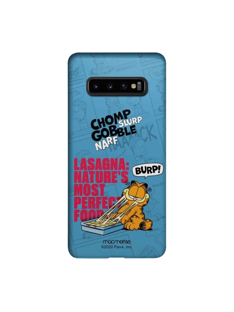 

macmerise Blue & Pink Perfect Food Garfield Samsung Galaxy S10 Plus Back Cover