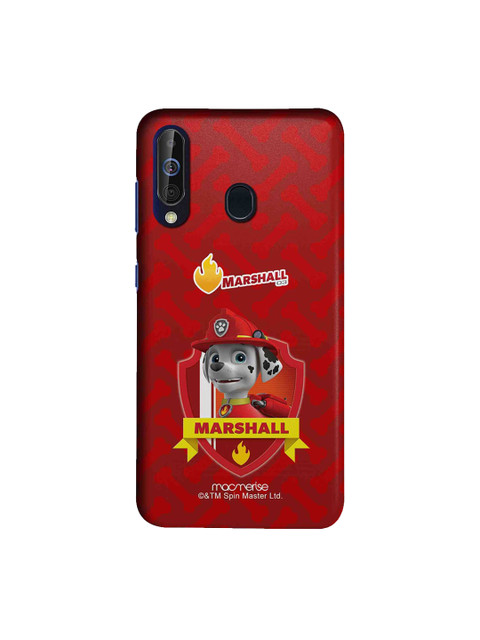 

macmerise Red & Yellow Marshall Paw Patrol Samsung A60 Paw Patrol Back Case