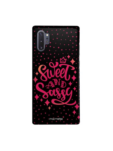 

macmerise Black & Pink Sweet & Sassy Samsung Galaxy Note 10 Plus Back Case