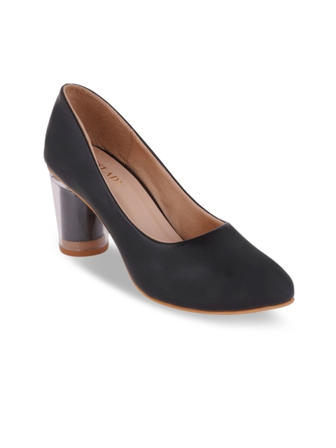 

SCENTRA Women Black Solid Pumps