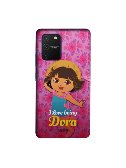 

macmerise Pink & Blue Lovely Dora Samsung Galaxy S10 Lite Back Cover