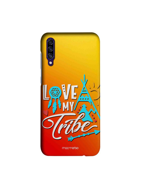 

Love My Tribe Samsung A30s Macmerise Illustrations Back Cover, Orange