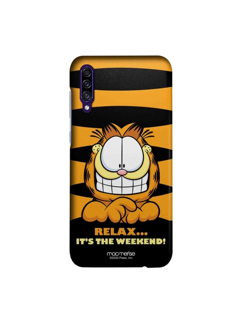 

macmerise Black and Mustard Weekend Garfield Samsung Galaxy A30 Case