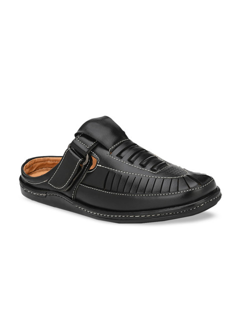 

Eego Italy Men Black Shoe-Style Sandals