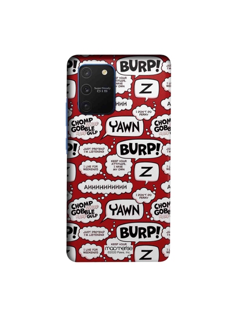 

macmerise Red & White Moods of Garfield Samsung Galaxy S10 Lite Back Cover