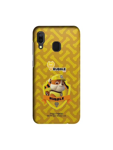 

macmerise Yellow & Brown Rubble Paw Patrol Samsung Galaxy A30 Back Case
