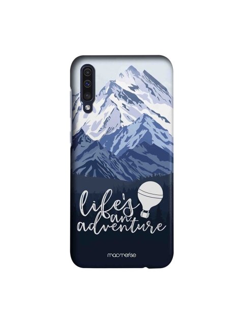 

macmerise Blue & White Life's An Adventure Samsung Galaxy A50 Back Cover