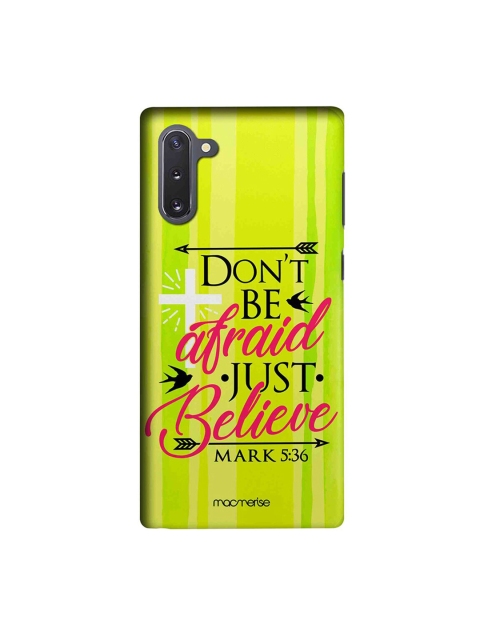 

macmerise Green & Black Just Believe Samsung Galaxy Note 10 Back Case