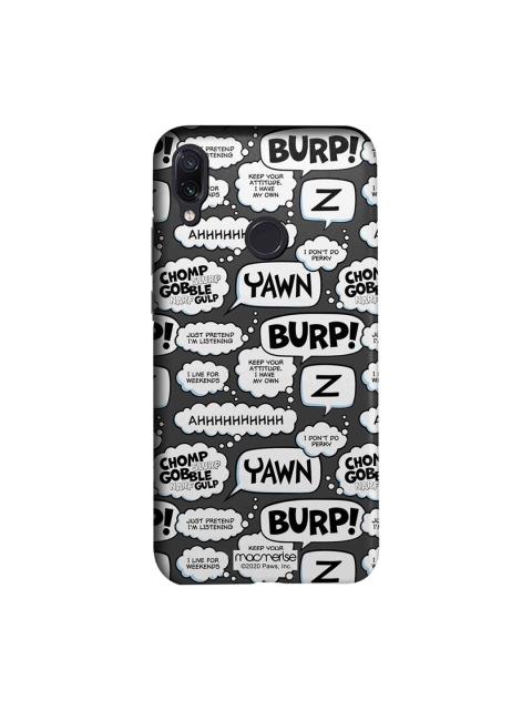

macmerise Grey & White Moods of Garfield Xiaomi Redmi Note 7 Garfield Back Case
