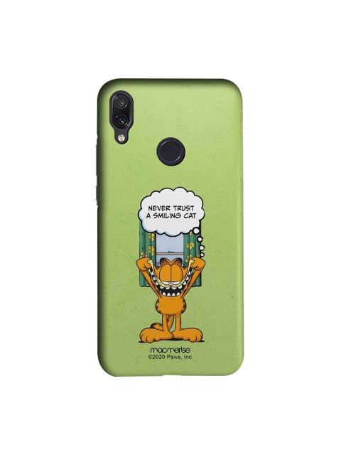 

macmerise Green & Yellow Keep Smiling Xiaomi Redmi Note 7 Pro Back Cover