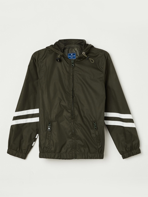 

Fame Forever by Lifestyle Girls Olive Green Solid Tailored Jacket