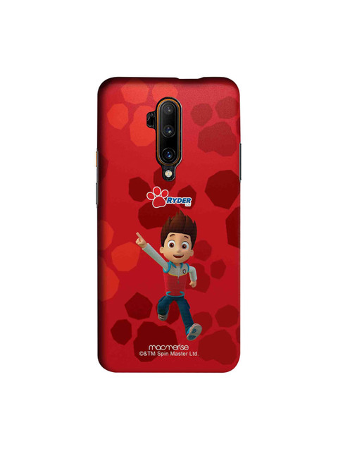 

macmerise Red & Brown Ryder Paw Patrol Printed OnePlus 7T Back Case