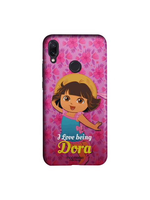 

macmerise Pink & Blue Lovely Dora Xiaomi Redmi Note 7 Back Cover