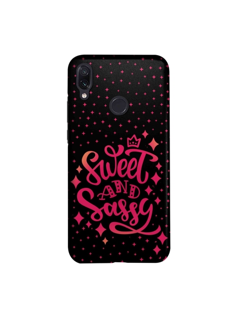 

macmerise Black & Pink Sweet & Sassy Xiaomi Redmi Note 7 Back Cover