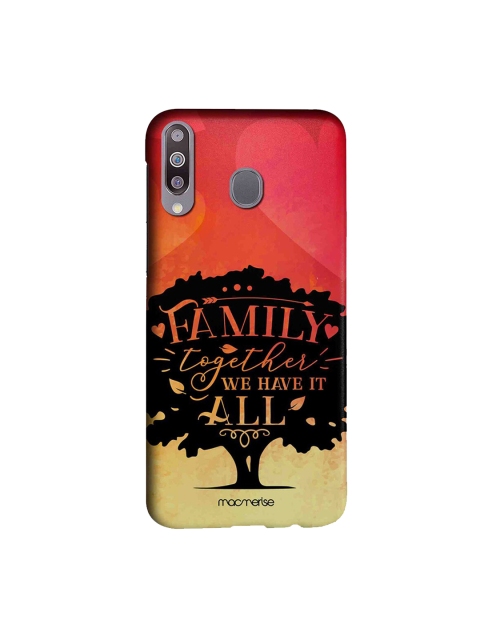 

macmerise Red & Black Family Is All Samsung Galaxy M30 Back Case