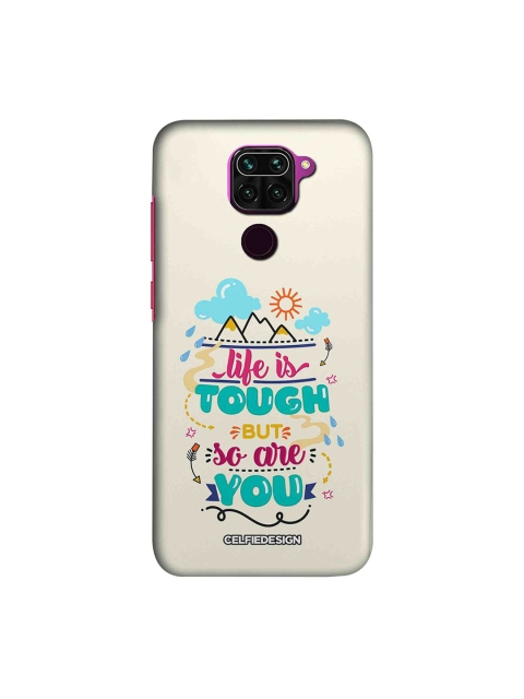 

macmerise Beige & Blue Base 501 Life Is Tough But So Are You Xiaomi Redmi Note 9 Back Cover