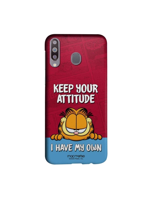 

macmerise Maroon & Blue Attitude Garfield Samsung Galaxy M30 Case