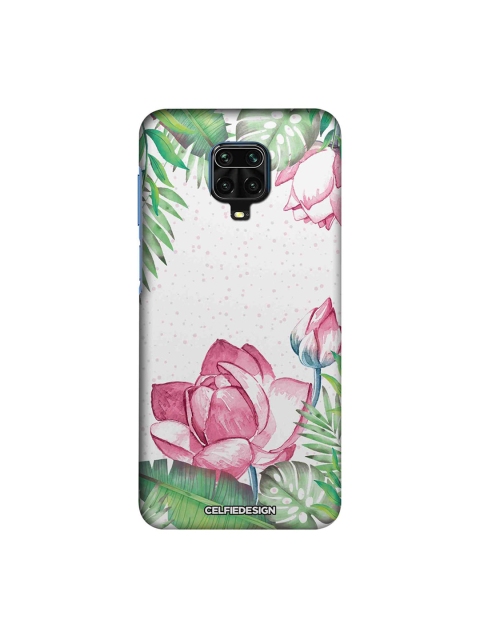 

macmerise White & Green Laotian Lotus Redmi Note 9 Pro Max Case