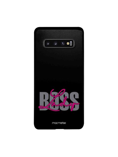 

macmerise Black & Pink Boss Lady Bold Samsung Galaxy S10 Macmerise Illustrations Back Case