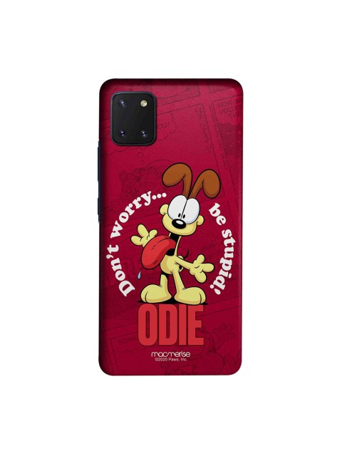 

macmerise Maroon & White Cartoon Character Odie Printed Samsung Galaxy Note 10 Lite Back Cover