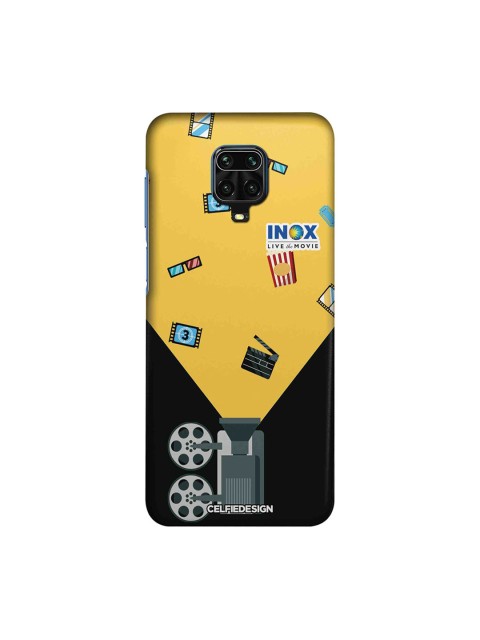 

macmerise Yellow & Black Inox Cinema Xiaomi Redmi Note 9 Pro Max Back Cover