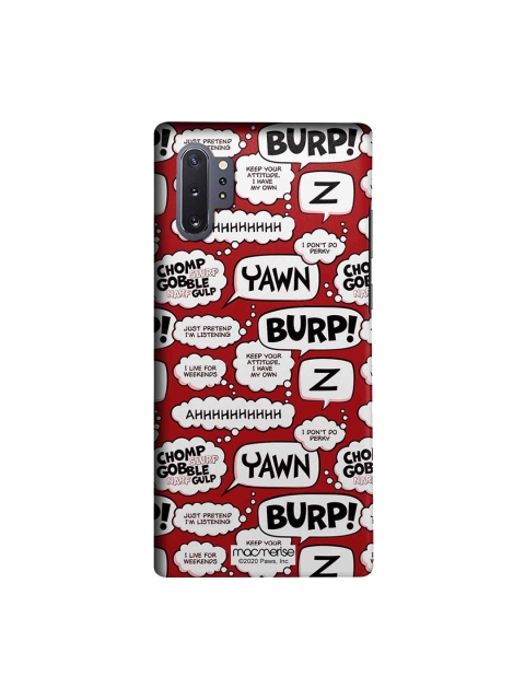 

macmerise Red & White Moods Of Garfield Samsung Galaxy Note 10 Plus Case