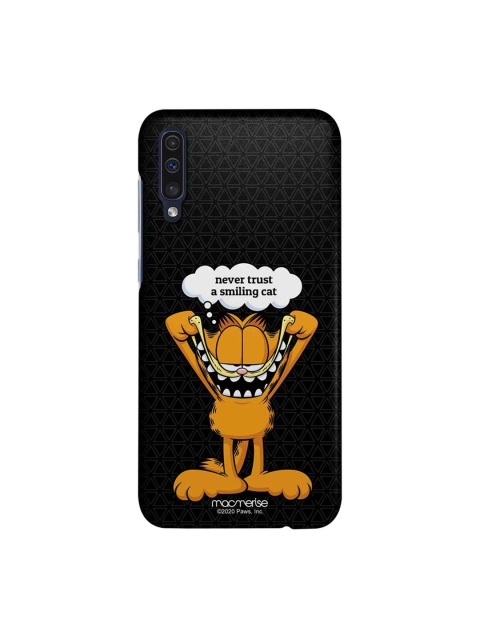 

macmerise Black & Orange Smiling Garfield Samsung A50s Garfield Back Case