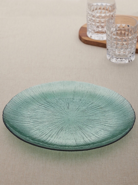 

Pure Home and Living Green Solid Dinner Plate