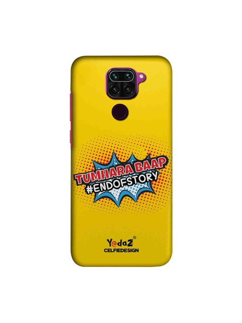 

macmerise Yellow & Pink Tumhara Baap End of Story Xiaomi Redmi Note 9 Back Case