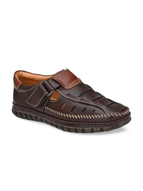 

Eego Italy Men Brown Shoe-Style Sandals