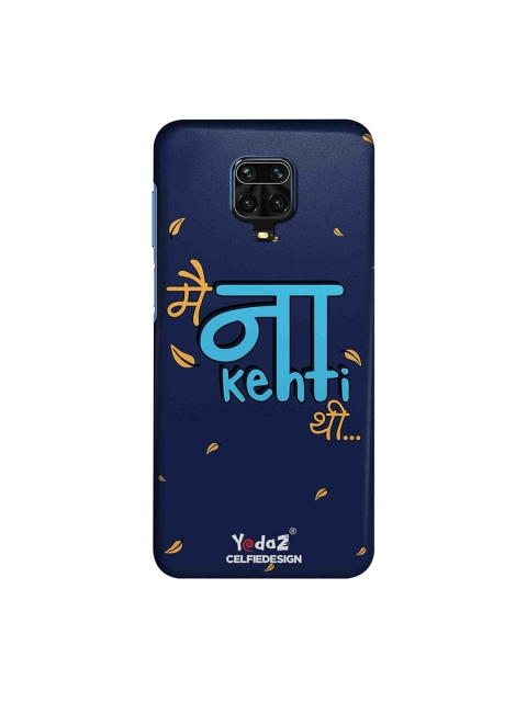 

macmerise Blue Yellow Yedaz Main Kehti Thi Xiaomi Redmi Note 9 Pro Max Back Cover