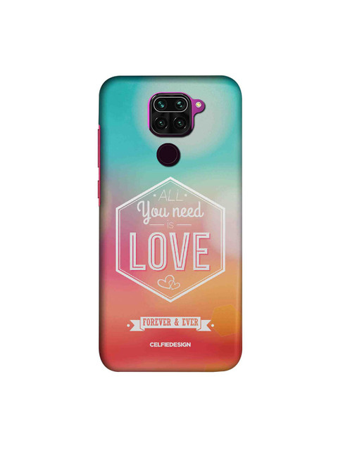 

macmerise Orange & Green Macmerise Illustrations All You Need Is Love Xiaomi Redmi Note 9 Back Cover