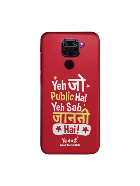 

macmerise Red Yeh Jo Public Hai Xiaomi Redmi Note 9 Back Cover