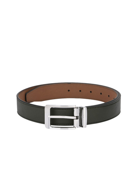 

Calvadoss Men Green Solid Belt