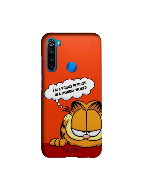 

macmerise Orange & Yellow Friday Garfield Xiaomi Redmi Note 8 Garfield Back Case