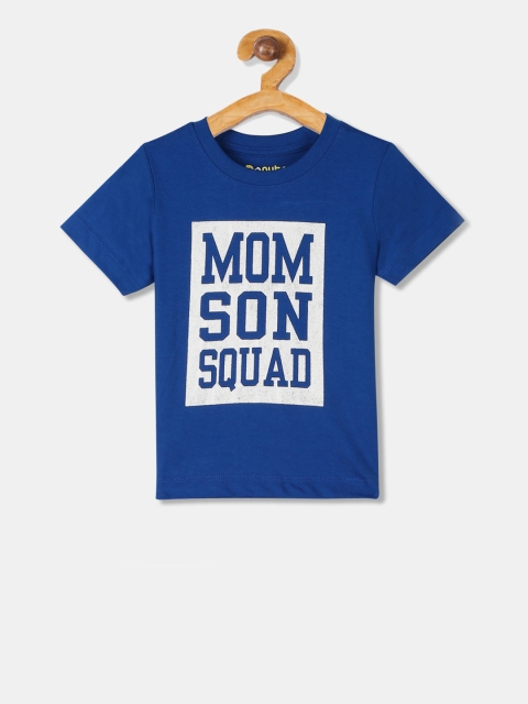 

Donuts Boys Blue Printed Round Neck T-shirt