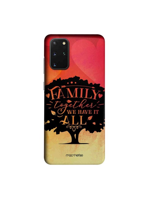 

macmerise Red & Black Family Is All Samsung Galaxy S20 Plus Back Case